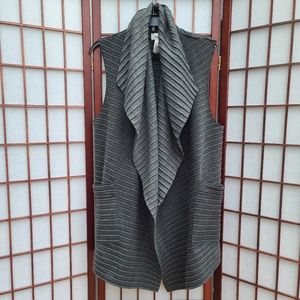 LeModa Sleeveless Long Vest Size S-L
